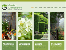 Tablet Screenshot of garden-maintenance.com